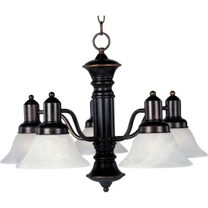 Bronze Newburg 5 Light Chandelier