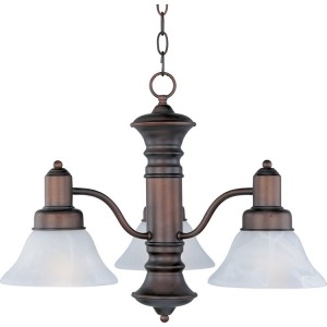 Bronze Newburg 3 Light Chandelier