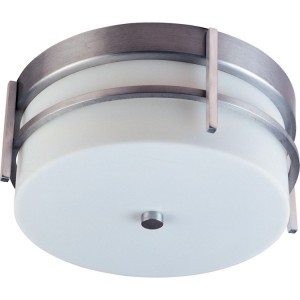 Brushed Luna Flush Ceiling Light