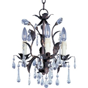 Crystal Grove Petite 3 Light Chandelier