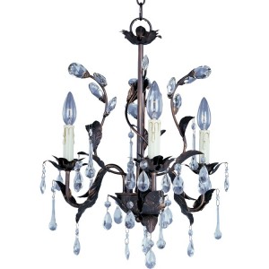 Crystal Grove 3 Light Chandelier