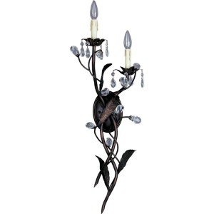 Crystal Grove Double Sconce