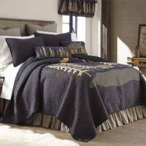 Moonlit Cabin Quilt Set