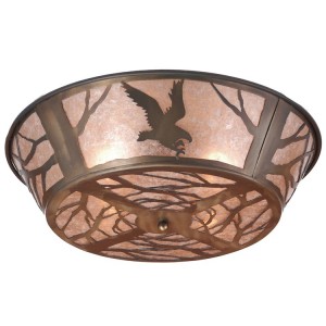 North Woods Eagle Ceiling Light