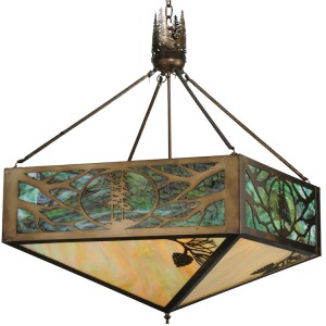 Balsam Pine Tree Pendant Light