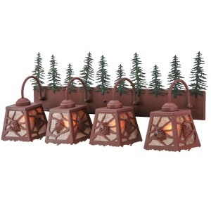 Spruce Pine Quad Vanity Light