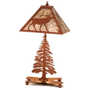 Lone Elk Table Lamp