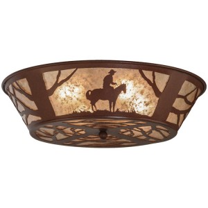 Western Cowboy Ceiling Light