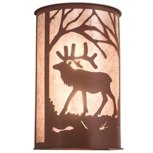 Majestic Elk Sconce