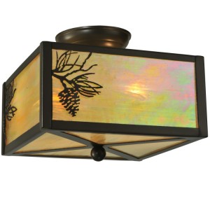 Balsam Pine Flush Mount Ceiling Light