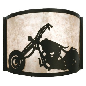 Easy Rider Motorcycle Wall Sconce
