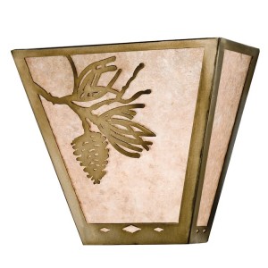 Balsam Pine Tapered Wall Sconce