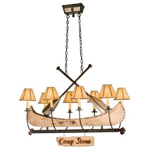 Canoe Chandelier - 8 Light