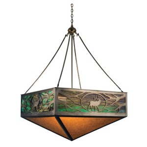 Lone Elk Inverted Pendant Light