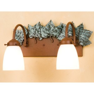 Maple Leaf Double Vanity Light