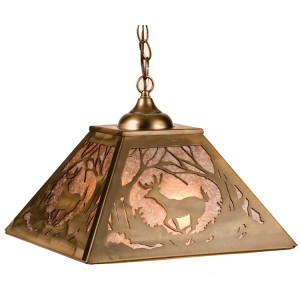 Deer in the Woods Pendant Light