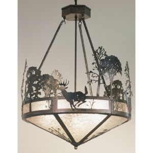 Leaping Deer Chandelier