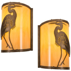 Heron Sconces