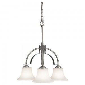Barrington Steel 3 Light Chandelier