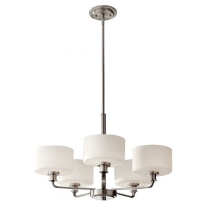 Kincaid Steel 5 Light Chandelier
