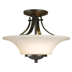 Bronze Barrington Semi-Flush Ceiling Lights