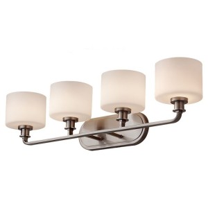 Kincaid Steel Quad Vanity Light