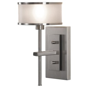 Brushed Steel Luxury Single Sconce