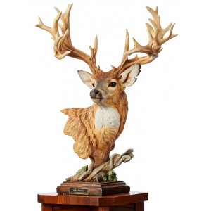 Noble Bearing – Whitetail Deer Sculpture