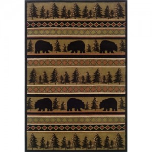 Bear Forest Area Rugs