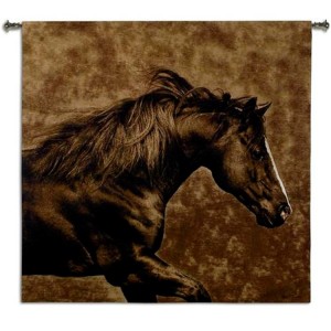 Eastward Gallop  Horse Wall Tapestry
