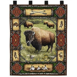 Buffalo Lodge Wall Hanging