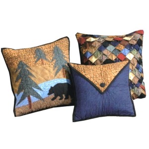 Midnight Bear Pillow Set