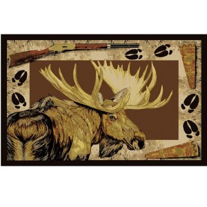 Moose Call Area Rug