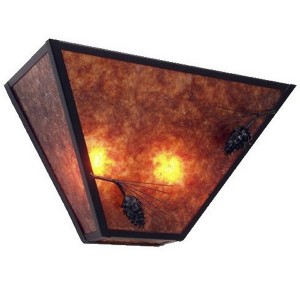 Tapered Ponderosa Pine Sconce