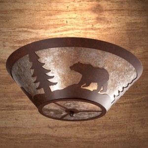 Bear Round Ceiling Light