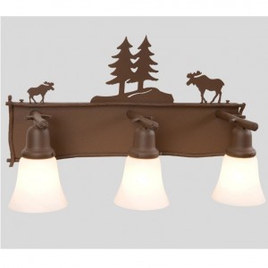 Moose Glacier Triple Vanity Light