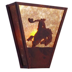 8 Seconds Cowboy Sconce