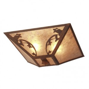 Bavarian Moose Ceiling Light