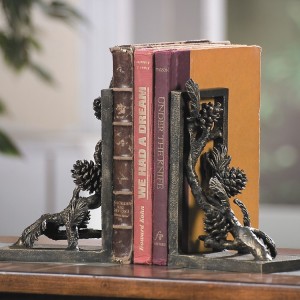 Pine Cone Book Ends