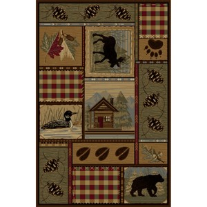 Bear Cabin Area Rugs