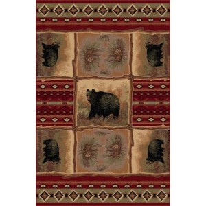 Crimson Bear Area Rugs