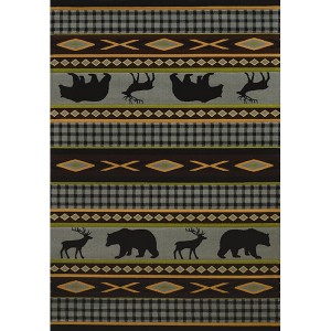 Manitou Blue Bear Area Rugs
