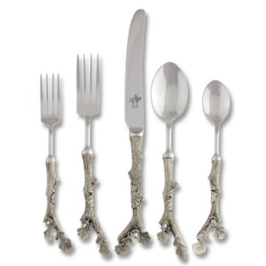 Pewter Acorn Flatware