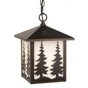 Yosemite Pine Tree Outdoor Pendant