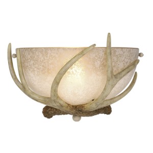 Lodge Antler Sconce