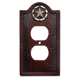 Resin Lone Star Switch Covers
