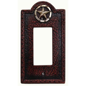 Resin Lone Star Single GFI/Rocker Switch Cover