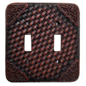 Woven Leather Switch Covers