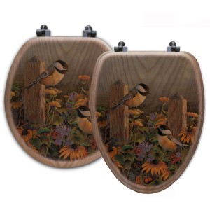 Country Chickadee Toilet Seats