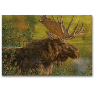 Crisp Fall Morning Moose Wall Art